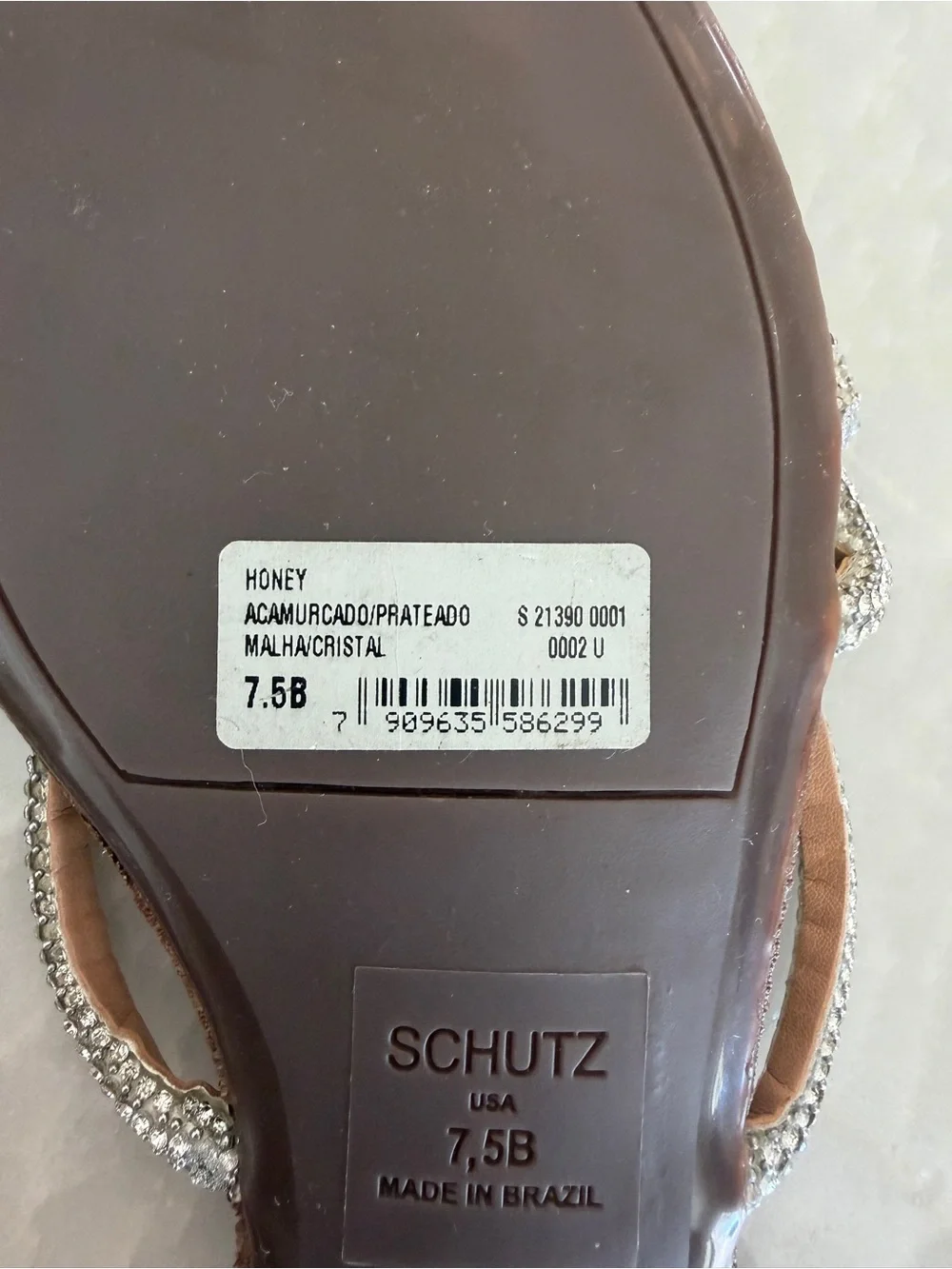 NEW 🌸SCHUTZ🌸 Honey Sandals Size: 7.5 - Picture 8 of 9